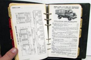 1954 Ford Truck Dealer Sales Handbook Facts Data Book Pickup F Series Bus HD
