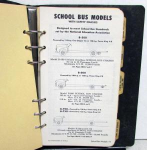 1954 Ford Truck Dealer Sales Handbook Facts Data Book Pickup F Series Bus HD