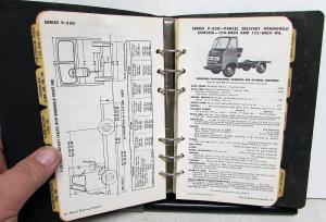 1954 Ford Truck Dealer Sales Handbook Facts Data Book Pickup F Series Bus HD
