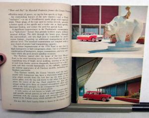 1954 Ford Times December Issue Original V8 Sunliner
