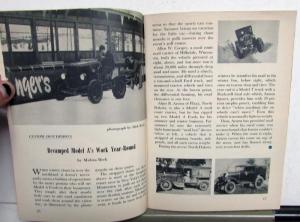 1954 Ford Times December Issue Original V8 Sunliner