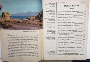 1955 Ford Times February April Ranch Wagon Original