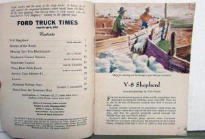 1951 Ford Truck Times March/April July/Aug Sept/Oct Original F Series