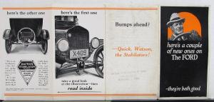 1922 Ford Model T Watson Stabilators Sales Folder Original