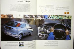 2001 Ford Focus UK English Market Right Hand Drive Dealer Sales Brochure
