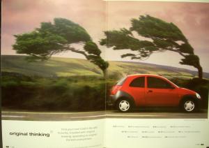 2001 Ford KA UK English Market Right Hand Drive Dealer Sales Brochure