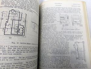 1938 Ford Apprentice School Electrical Dept Text Book Vol 1 Original