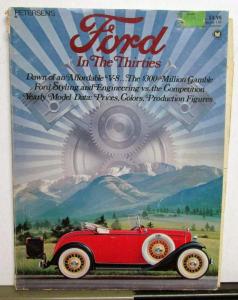 Ford In The Thirties Reference Book Petersen Publishing