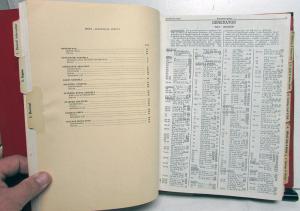 1953-1962 Chevy Cadillac Ford Mopar Hollander Parts Interchange Book Car Truck