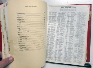 1953-1962 Chevy Cadillac Ford Mopar Hollander Parts Interchange Book Car Truck