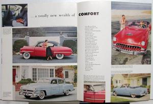 1953 Chrysler Original Sales Brochure Plymouth DeSoto Dodge Fine Cars