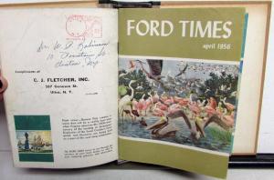 1956 The Ford Times March April May June July Aug Sept Original