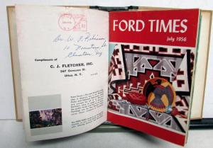 1956 The Ford Times March April May June July Aug Sept Original