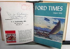 1956 The Ford Times March April May June July Aug Sept Original