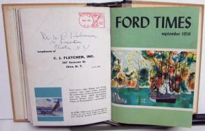 1956 The Ford Times March April May June July Aug Sept Original