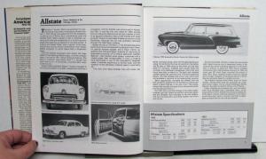 1940  To 1970 American Cars Allstate Bantam AMC Checker Excalibur Edsel DeSoto