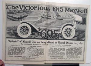 1915 Colliers The National Weekly Section Two Auto Section Dodge Metz 25 Touring