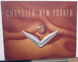 1953 Chrysler New Yorker Prestige Original Color Sales Brochure