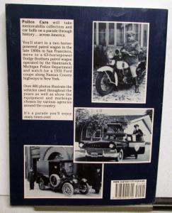 Police Cars Photographic History Of 1880-1991 Patrol Wagon Model T Squad Car
