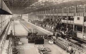 1928 Ford Rolling Mill Rouge Steel Plant Postcard