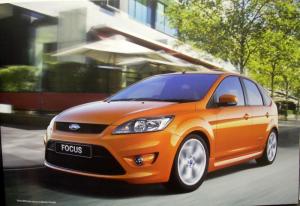2009 Ford Focus Australian Market Right Hand Drive Dealer Sales Brochure