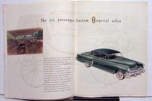 1953 Imperial by Chrysler Prestige Original Color Sales Brochure