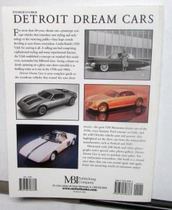Detroit Dream Cars Concept Vehicles Buick Y Job XP-300 K-310 X-100 Belmont