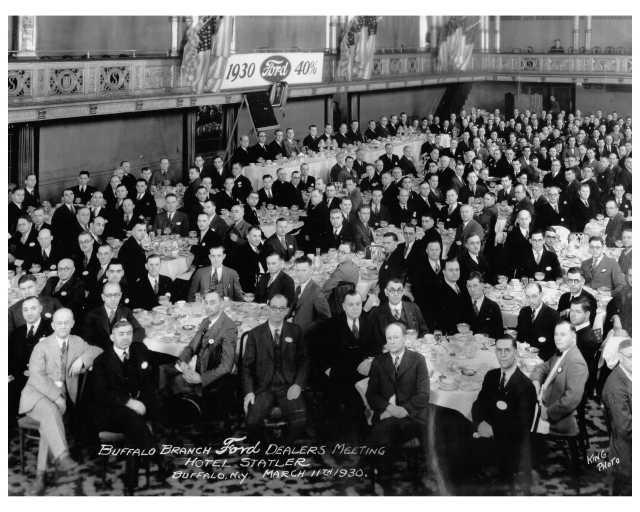 1930 Ford Dealers Meeting Press Photo 0478 - Buffalo NY Branch - Hotel Statler