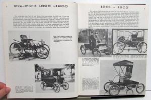 1903 To 1970 Illustrated History Of Ford Runabout 999 Model A Model T Roadster