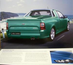 2008 Ford Falcon Ute Australian Market Right Hand Drive Sales Brochure