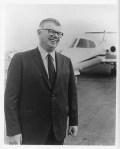 1969 Lear Motors Corp President William P Lear Press Photo and Release 0002