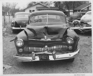 1949 Mercury Eight Traffic Crash Damage Press Photo 0163