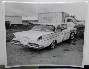 1959 Mercury Monterey Traffic Crash Damage Press Photo 0164