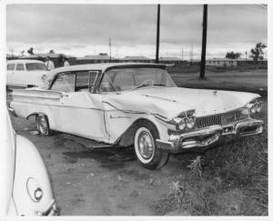 1959 Mercury Monterey Traffic Crash Damage Press Photo 0165
