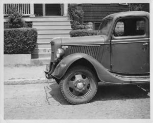 1936 Ford Truck Traffic Crash Damage Press Photo 0503