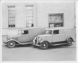 1934 Ford and International Panel Trucks Press Photo 0505 - Bond Bakers
