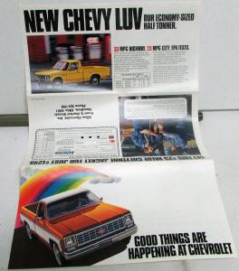 1976 Chevrolet Truck Dealer Brochure Mailer New Pickup Models & LUV Intro CK 10