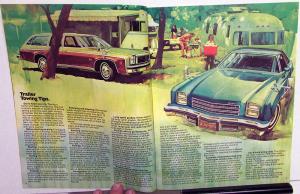 1976 Chevrolet Car & Truck Dealer Trailering Guide Brochure Pickup Blazer Wagon
