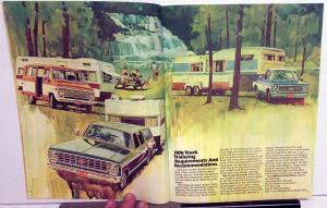 1976 Chevrolet Car & Truck Dealer Trailering Guide Brochure Pickup Blazer Wagon