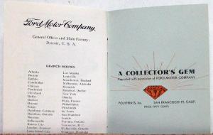 1913-1914 ? Ford Model T The Doctor and His Car Sales Brochure Reproduced