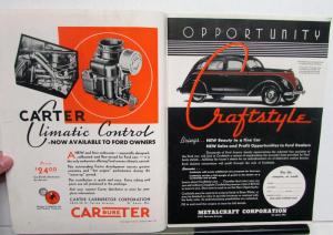 1937 Ford Dealer & Service Field May Issue JV HoodStream Wrecker CraftStyle COE