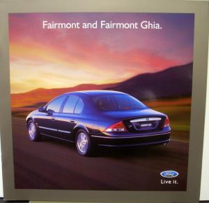 2000 Ford Fairmont Ghia Australian Right Hand Drive Dealer Sales Brochure