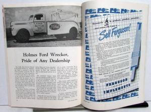 1948 The Ford Dealers News January Issue Dump Bodies GarWood Wrecker Crane Stake