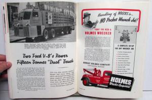 1948 The Ford Dealers News January Issue Dump Bodies GarWood Wrecker Crane Stake