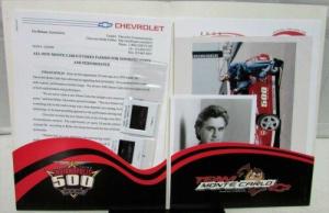 2000 Chevrolet Monte Carlo - 1999 Indy 500 Pace Car Press Kit Jay Leno Driver