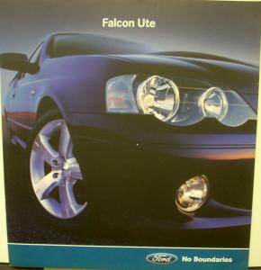 2004 Ford Falcon Ute Australian Right Hand Drive Sales Brochure