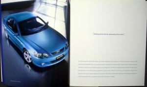 2005 Ford Falcon Australian Market Right Hand Drive Sales Brochure Blue CoverCar