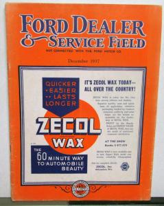 1937 Ford Dealer & Service Field December Trucks V8 Tudor DeLuxe Fordor Model TT