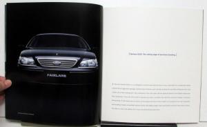 2004 Ford Fairlane LTD Sales Brochure Australian Market Right Hand Drive