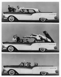 1957 Ford Fairlane 500 Skyliner Retractable Hardtop Convertible Press Photo 0546